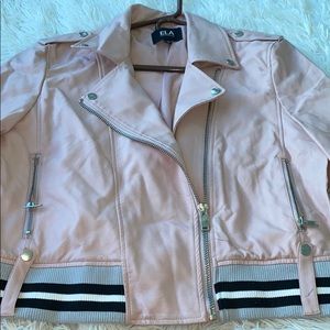 Faux leather jacket